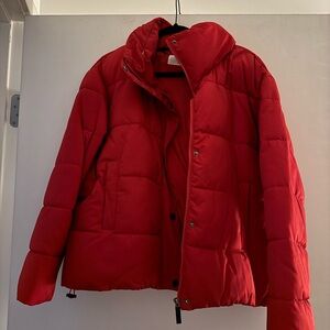 Women's Red Puffer Jacket